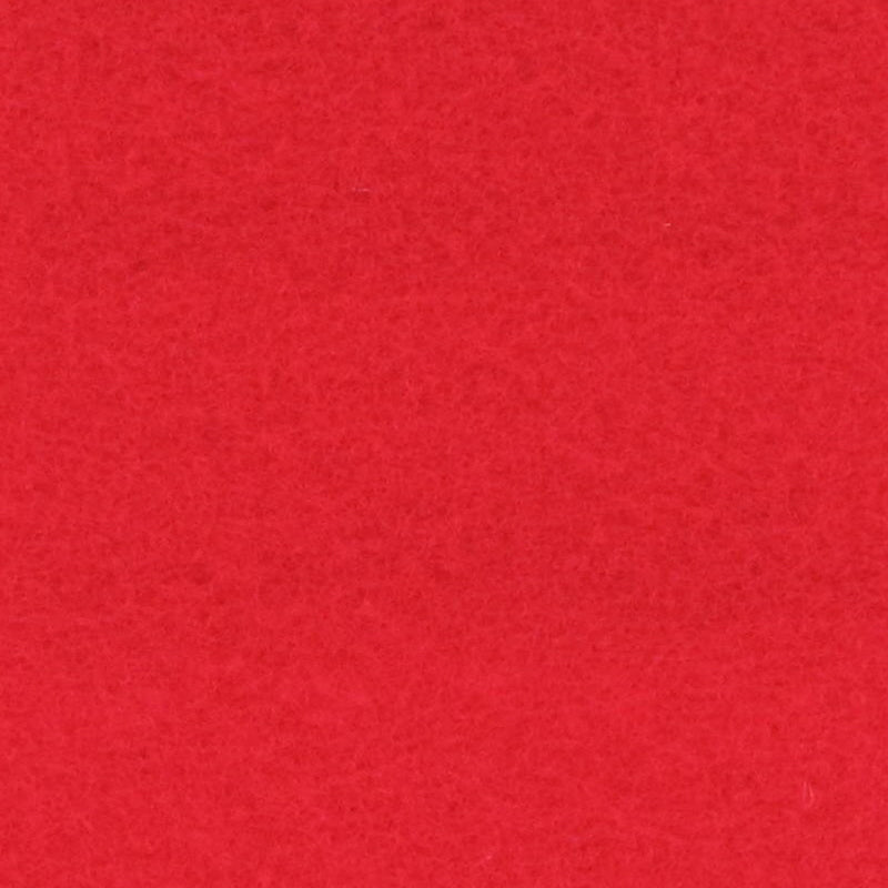 Messeteppich Flachfilz B1 mit Folienabdeckung rot