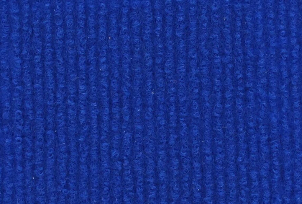 MUSTER Rips Messeteppich B1 blau