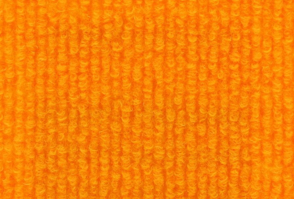 MUSTER Rips Messeteppich B1 mandarine / orange