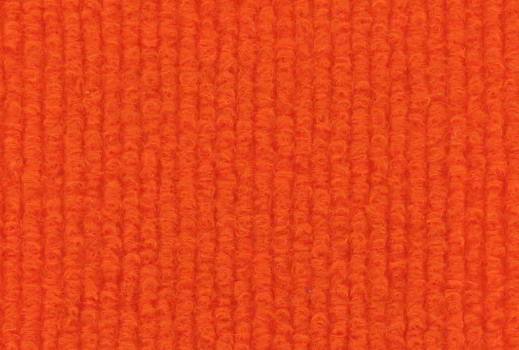MUSTER Rips Messeteppich B1 orange