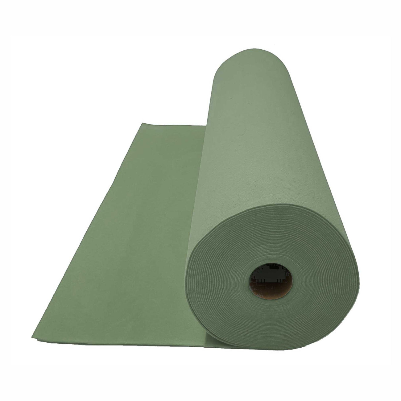 Velours Messeteppich B1 EXPOLUXE mit Abdeckfolie lindgrün