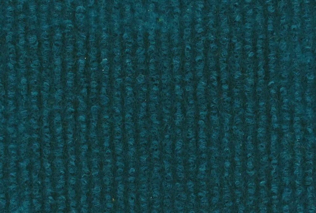 B-WARE: Messeteppichboden Rips B1 petrol grün Nr.: 240369791