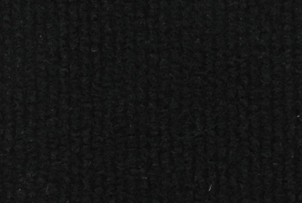 MUSTER Rips Messeteppich B1 schwarz