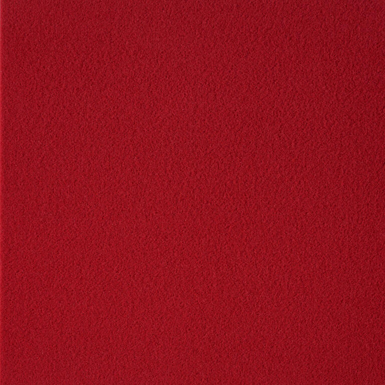 Velours Messeteppich Salsa mit Folie B1 dunkelrot 1974