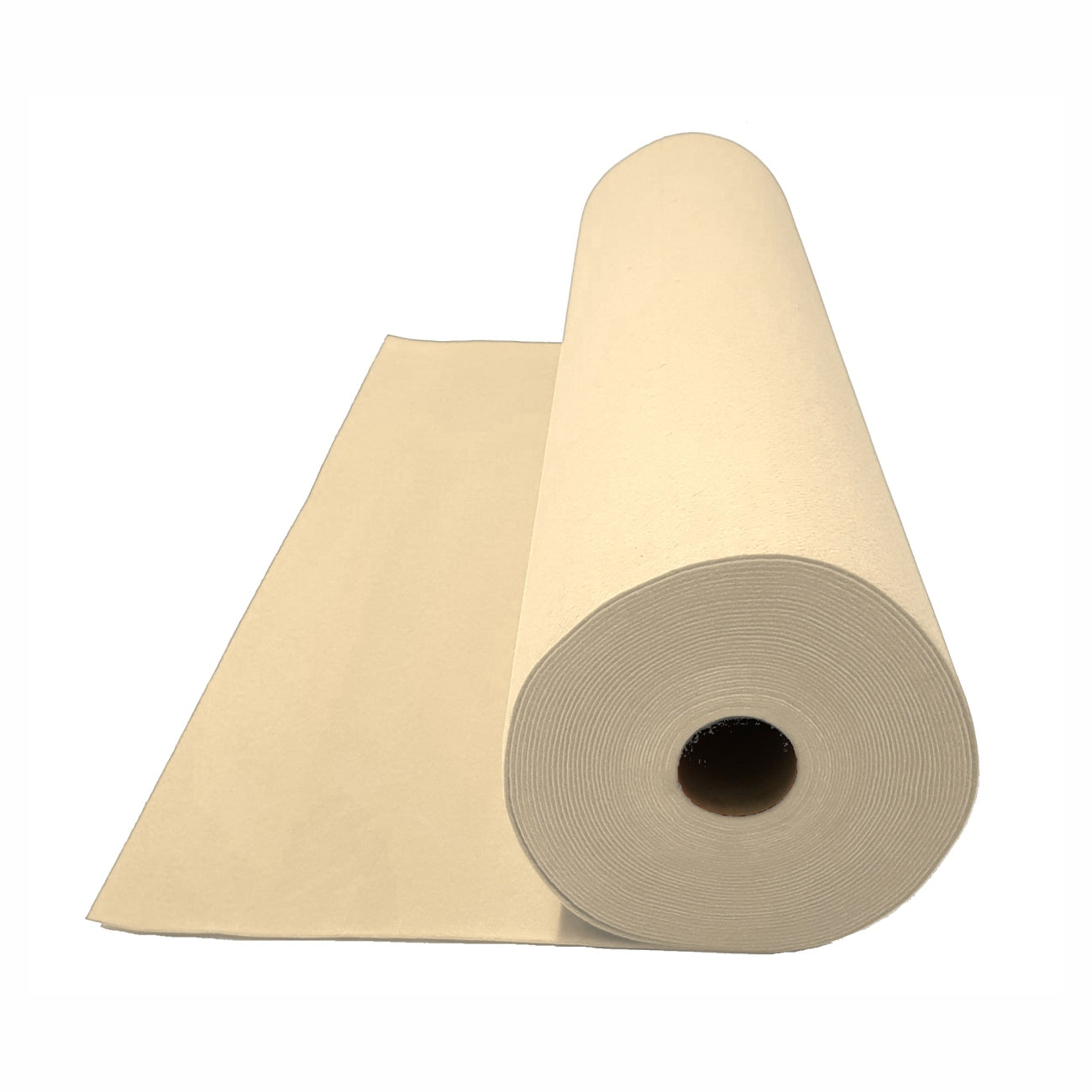 Velours Messeteppich B1 EXPOLUXE mit Abdeckfolie beige ivory